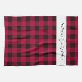 Classic Buffalo Check Family Cabin Geschirrtuch