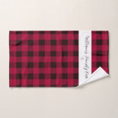 Classic Buffalo Check Family Cabin Handtuch (Handtuch)