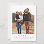 Classic Buffalo Karo Frohe Weihnachten Foto (Vorderseite)