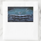 Classic Cadi Rechteckiger Aufkleber (Tasche)