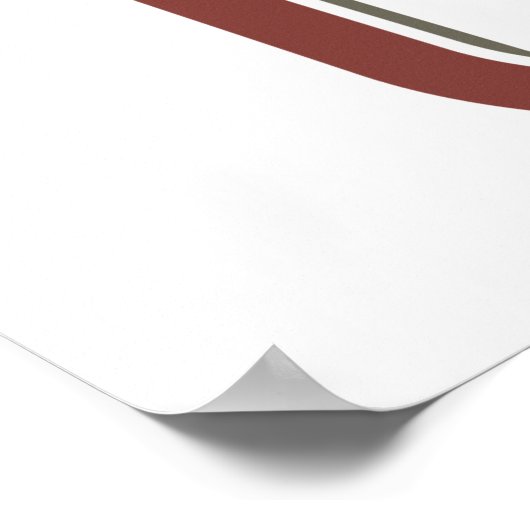 Classic Cafe Racer Poster (Ecke)