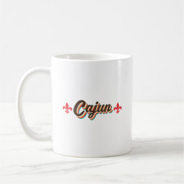 Classic Cajun Fleur-de-lis Retro Rücken Vintag Kaffeetasse
