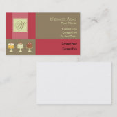 Classic Cake Business Cards Visitenkarte (Vorne/Hinten)