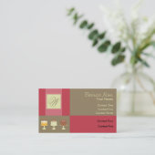 Classic Cake Business Cards Visitenkarte (Stehend Vorderseite)