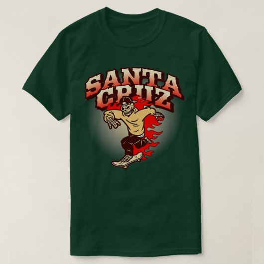 Classic California Skater Santa Cruz T-Shirt (Design vorne)