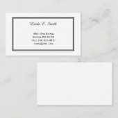 Classic Calling Card Telefonnummerkarte (Vorne/Hinten)