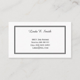 Classic Calling Card Telefonnummerkarte