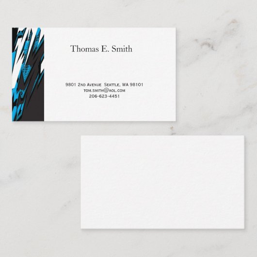 Classic Calling Card Telefonnummerkarte (Vorne/Hinten)