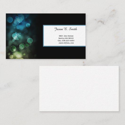 Classic Calling Card Telefonnummerkarte (Vorne/Hinten)