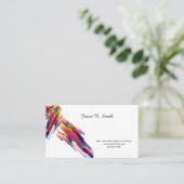 Classic Calling Card Telefonnummerkarte (Stehend Vorderseite)