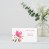 Classic Calling Card Telefonnummerkarte (Stehend Vorderseite)