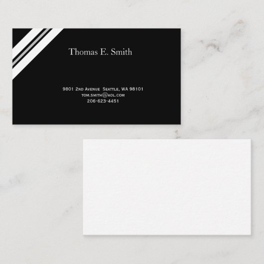 Classic Calling Card Telefonnummerkarte (Vorne/Hinten)