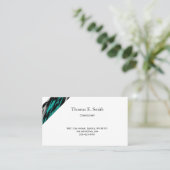 Classic Calling Card Telefonnummerkarte (Stehend Vorderseite)