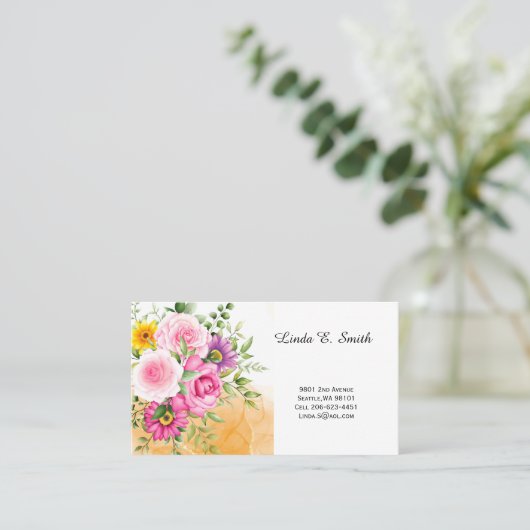 Classic Calling Card Visitenkarte (Stehend Vorderseite)