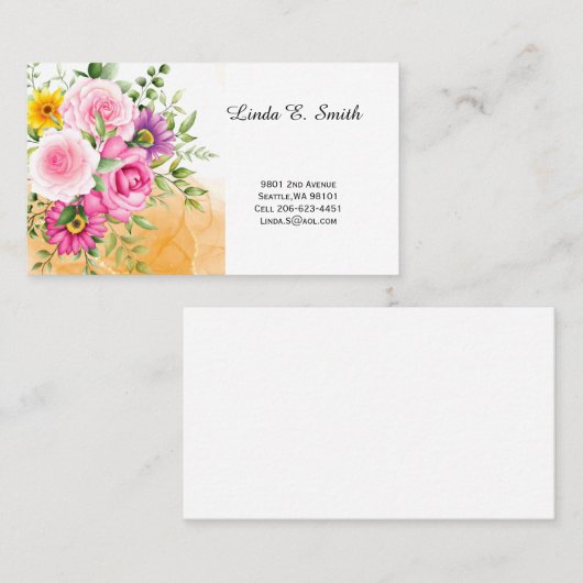 Classic Calling Card Visitenkarte (Vorne/Hinten)