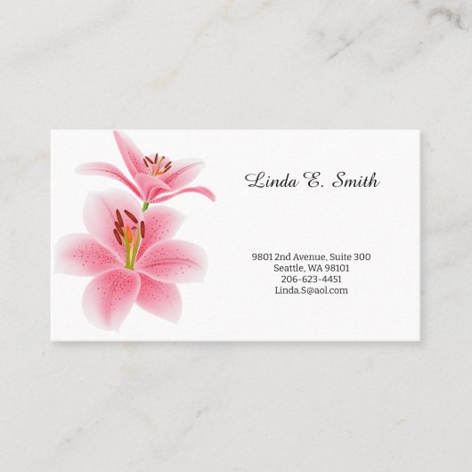 Classic Calling Card Visitenkarte (Vorderseite)