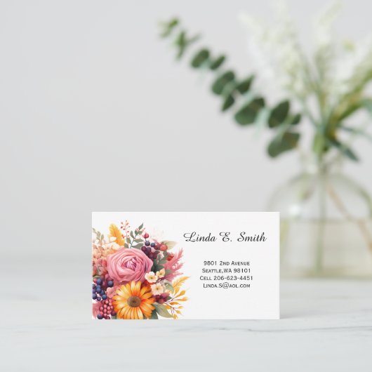 Classic Calling Card Visitenkarte (Stehend Vorderseite)