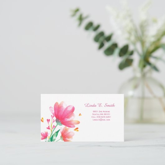 Classic Calling Card Visitenkarte (Stehend Vorderseite)