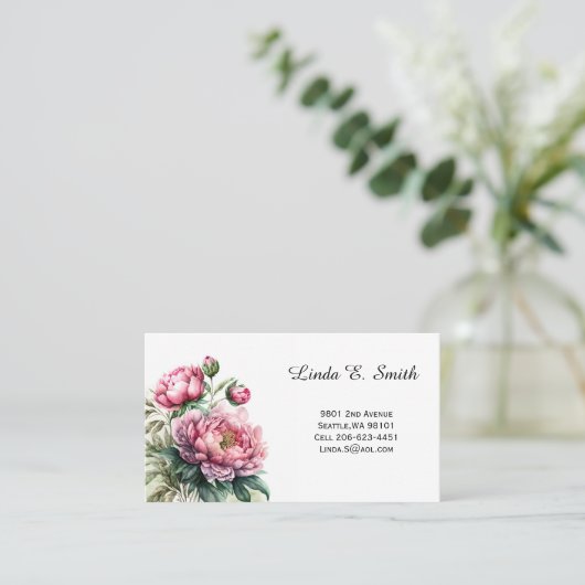 Classic Calling Card Visitenkarte (Stehend Vorderseite)