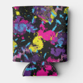 Classic Camouflage: Nahtloses Vintages Muster Dosenkühler (Vorderseite)