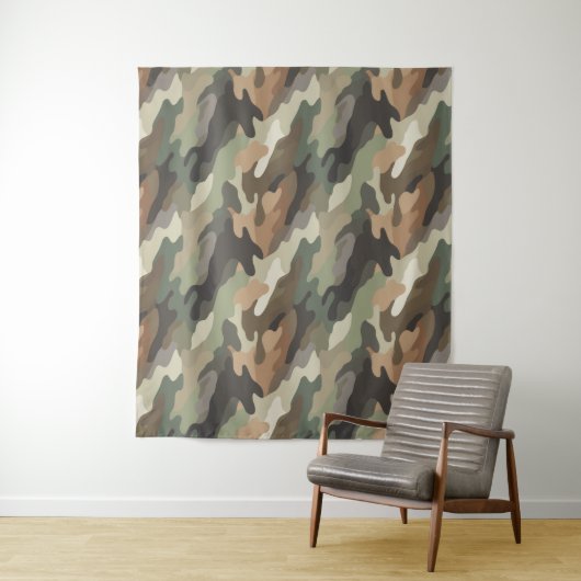 Classic Camouflage Pattern Decorative Wall Wandteppich (Beispiel)