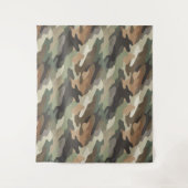 Classic Camouflage Pattern Decorative Wall Wandteppich (Vorderseite)