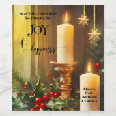 Classic Candles Mistletoe Weinetikett (Einzelnes Label)