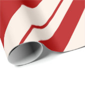 "Classic Candy Cane" Streifenpapier Geschenkpapier (Rolleneckpunkt)