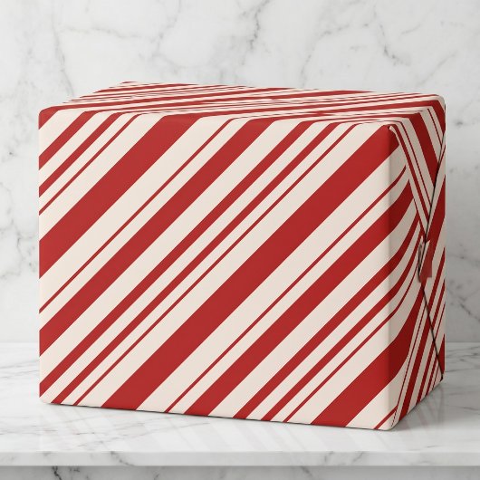 "Classic Candy Cane" Streifenpapier Geschenkpapier