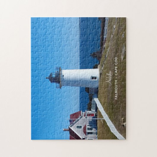 Classic Cape Cod Foto Lighthouse Puzzle (Vertikal)