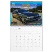 Classic Caprice & Impala Box Bubble & Donk Car Cal Kalender (Jan 2026)