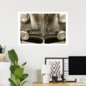 Classic Car 129 Poster Print (Heimbüro)