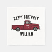 Classic car 1952 Chevy Lieferwagen LKW Custom Serv Serviette (Vorderseite)