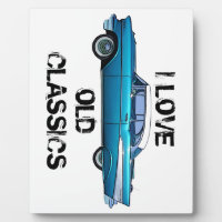 Classic car 1957 Chevy BelAire Zollplakette