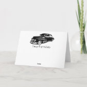 Classic Car Birthday V2 Karte (Rückseite)