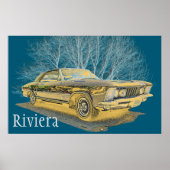 Classic Car Buick Riviera Poster (Vorne)