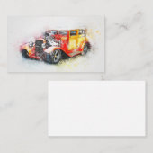 Classic Car Business Card Visitenkarte (Vorne/Hinten)