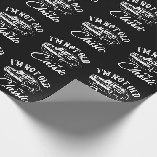 Classic Car Chevelle Geschenkpapier (Ecke)