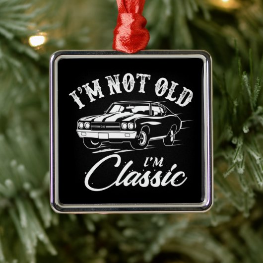 Classic Car Chevelle Ornament Aus Metall (Baum)