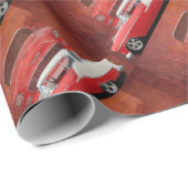 Classic Car Chevy Bel Air Vintages Dodge Geschenkpapier (Rolleneckpunkt)