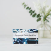 Classic Car Club Business Cards Einzigartig Visitenkarte (Stehend Vorderseite)