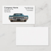 Classic Car Collector Business Card Visitenkarte (Vorne/Hinten)