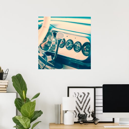 Classic Car Dash Poster (Heimbüro)