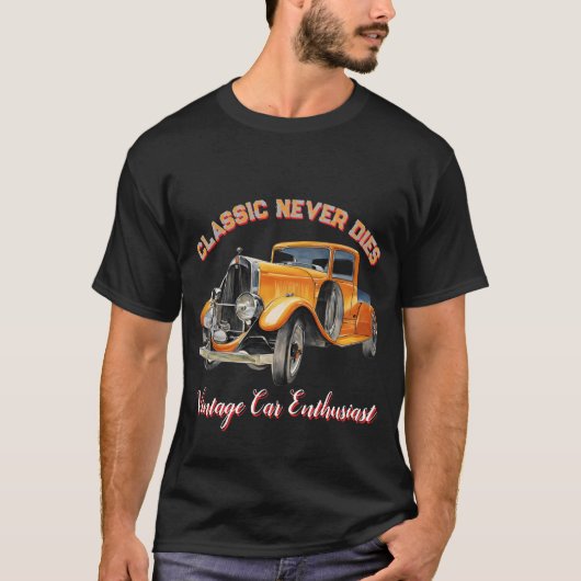 CLASSIC CAR DESIGN T-Shirt (Vorderseite)