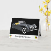 Classic Car Grandad Geburtstagskarte Karte (Gelbe Blume)