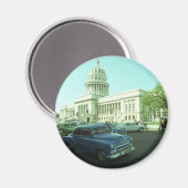 Classic Car Havana Kuba Magnet (Vorderseite/Rückseite)