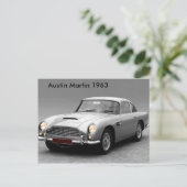 Classic Car image for postcard Postkarte (Stehend Vorderseite)