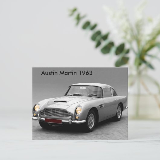 Classic Car image for postcard Postkarte (Stehend Vorderseite)