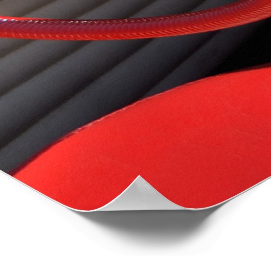 Classic Car Interieur Poster (Ecke)