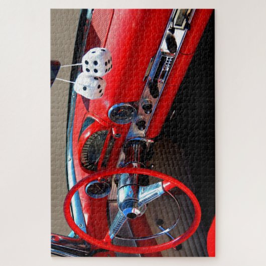 Classic Car Interieur Puzzle (Vertikal)